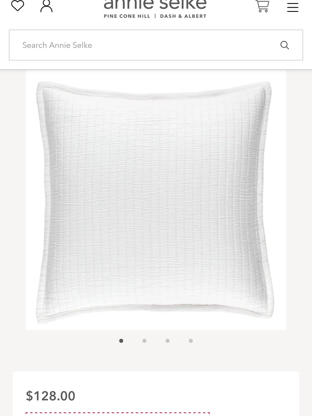 Annie Selke 1cotton matelasse pillow sham Euro Portugal